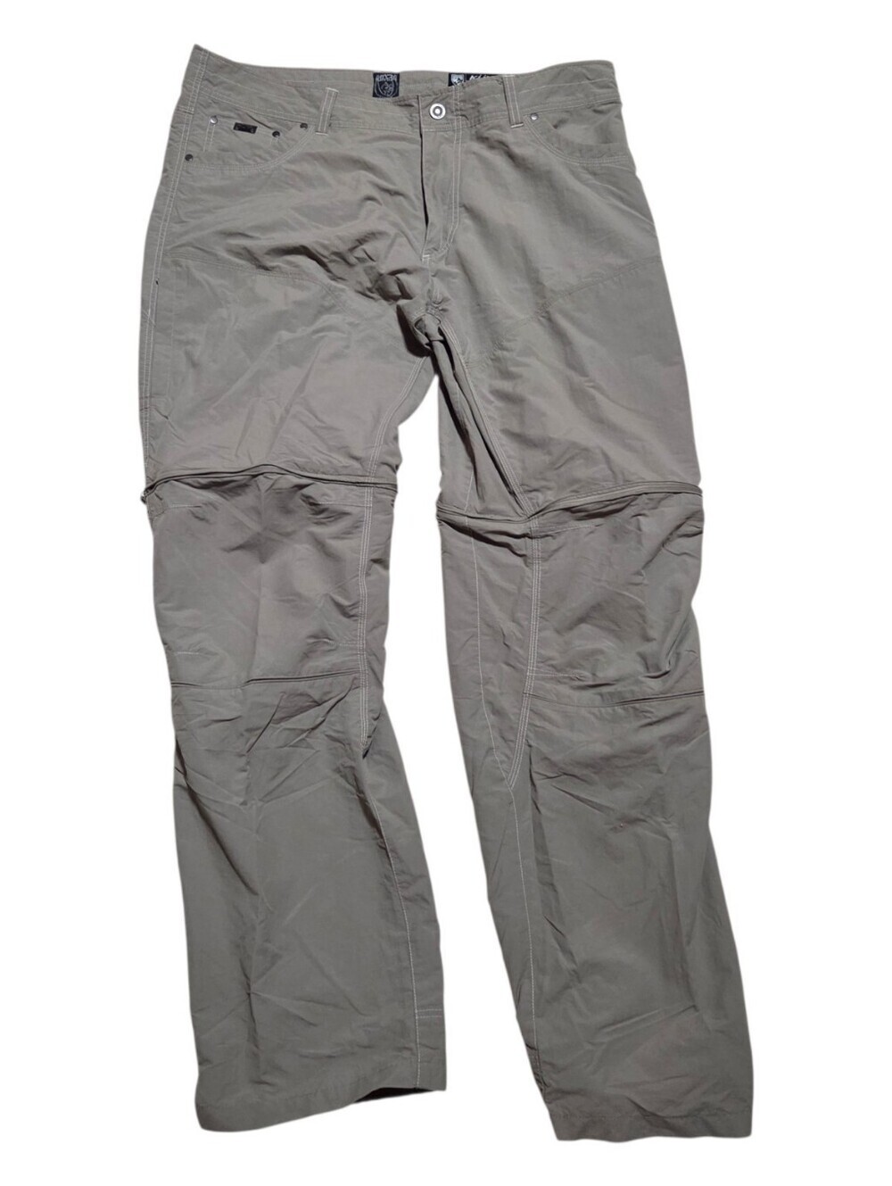 Kuhl Womens Liberator Convertible Stealth Zip Off Hiking Gray Pants Size 16
